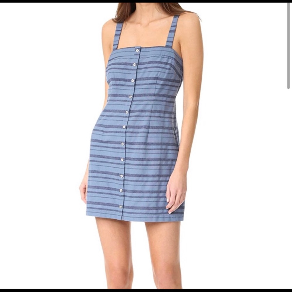 Mara Hoffman Button Front Mini Dress